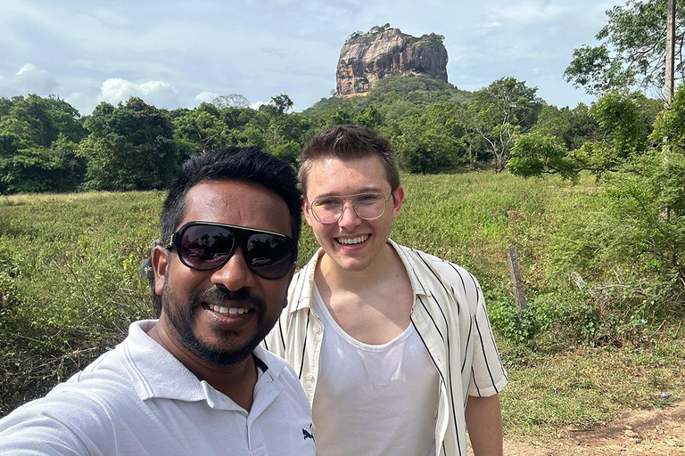 From Kandy: Sigiriya Rock and Village Safari Day Trip