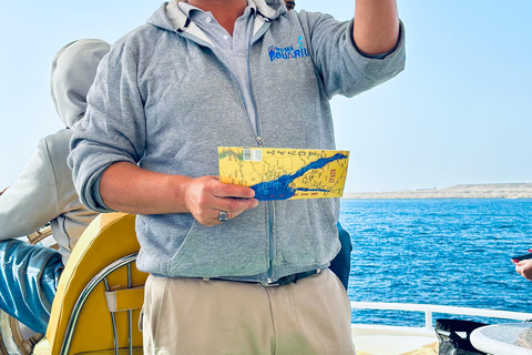Sharm: Small Group White Island & Ras Mohammed Boat Cruise Small Group White Island & Transfer, without Snorkel Gear