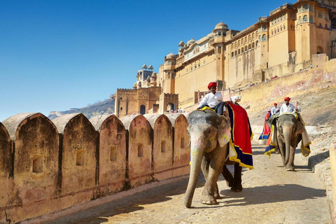 Jaipur: Guidad sightseeing tur med bil under en heldag