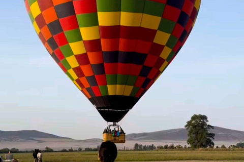 From Baku: Hot Air Balloon, Zipline, and Off-Road Adventure