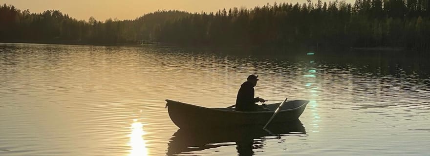 Heinola : excursion de pêche sportive en barque