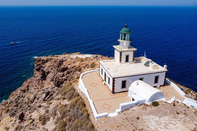 Da Fira: Tour in minibus dei punti salienti di Santorini con tramonto a Oia