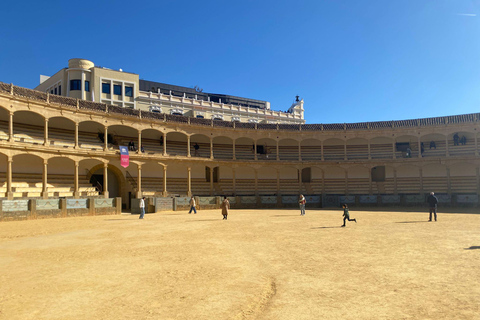 from Mijas, Malaga: Private tour Ronda incl. transfer, bullfighting arena and tapas
