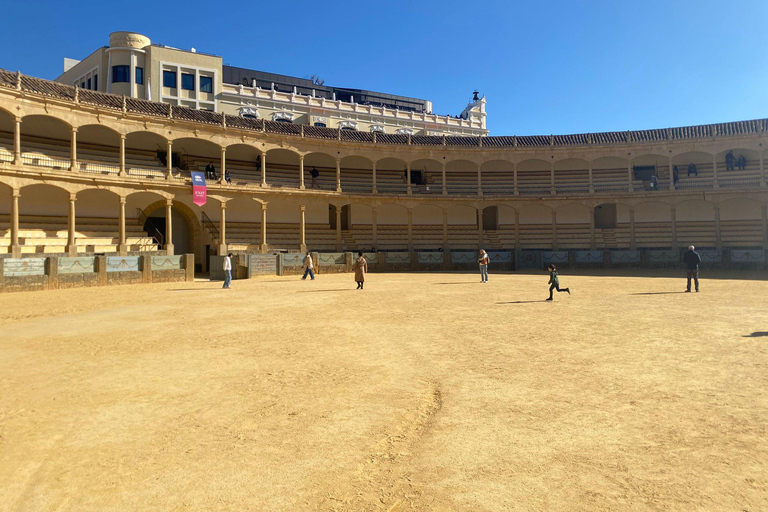 from Mijas, Malaga: Private tour Ronda incl. transfer, bullfighting arena and tapas