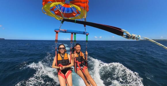 Boracay Parasailing Experience with Crystal Kayak Photo Op