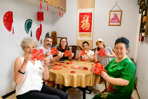 Beijing: Hutong & Wet Market Walking Tour Local Wet Market with Hutong Paper-Cutting/Calligraphy