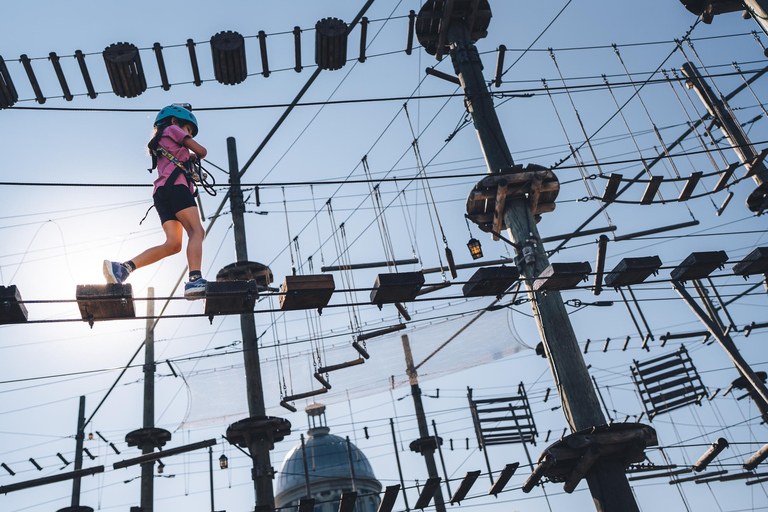 Montreal: Voiles En Voiles Aerial Park Admission Ticket Great Adventure Admission Ticket
