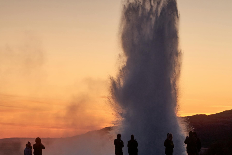 Private Golden Circle with Snowmobile Ride from Reykjavik