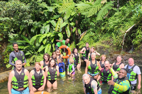 Roseau: Recorrido por la Garganta de Titou, las Aguas Termales, las Cascadas y el Arrecife Champán
