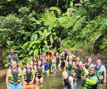 Roseau: Titou Gorge, Hot Spring, Falls & Champagne Reef Tour
