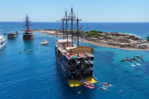 Side: Dolphin Island Boat Cruise w/Lunch, Swim, & Foam Party