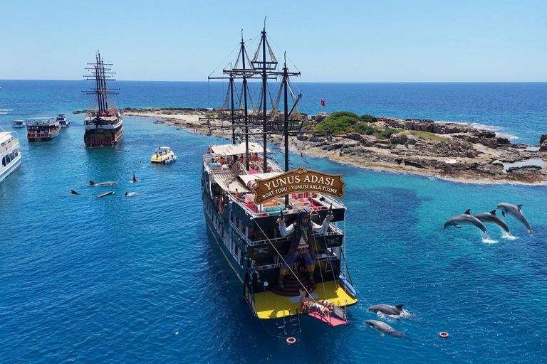 Side: Dolphin Island Boat Cruise w/Lunch, Swim, & Foam Party