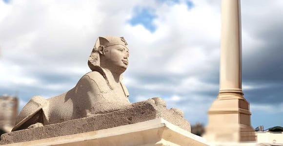 From Cairo: Alexandria Catacombs, Library & Qaitbay Citadel