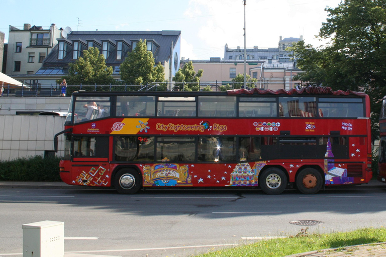 Riga: City Sightseeing Hop-On Hop-Off Bus Tour 24-Hour Ticket