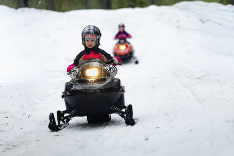 Levi: Family Snowmobile Safari with Mini Snowmobile for Kids