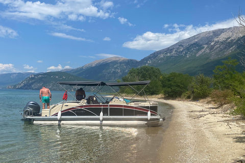 Ohrid: Lake Ohrid Boat Cruise with Swimming Stops