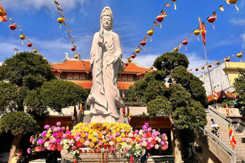 La serenità di Saigon: Pagode e angoli del caffèTour privato - Inglese