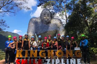 Chiang Mai: Kingkong Smile Zipline mit Mittagessen und Transfers