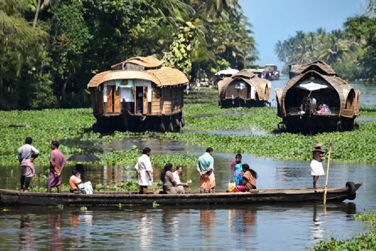 5-Day Kerala Highlights Tour with Overnight Houseboat Stay 3 Star Hotel Accommodation