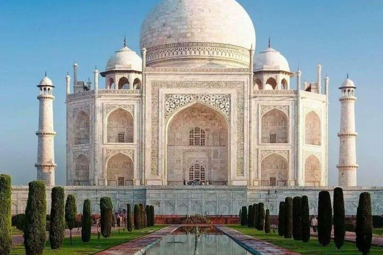 Heldag i Agra: Agra och Taj mahal med guide privat biltur.