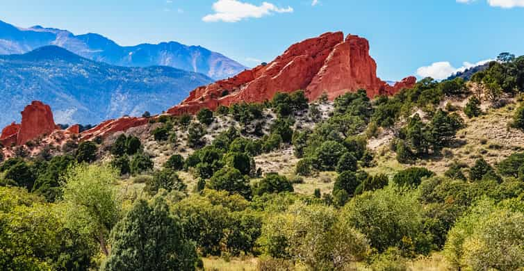 Pikes Peak Panorama - Garden of the Gods - Colorado Springs