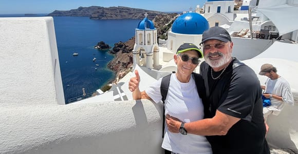 Santorini Private Customizable Land Tοur with Local Driver