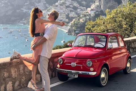 Costa Amalfitana: Visita fotográfica com um Fiat 500 VintagePartida: Conca dei Marini, Amalfi, Atrani