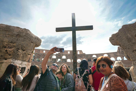 Rome: Colosseum, Roman Forum & Palatine Hill Tour Guided Tour in French