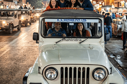 Jaipur: Sunset & Night City Jeep Tour with Pickup and Drop
