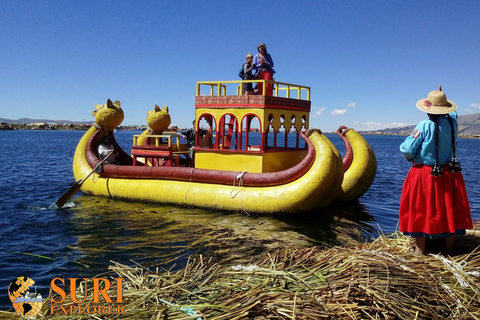 Puno: Uros Island + Floating Hotel 2 Days | Dinner |