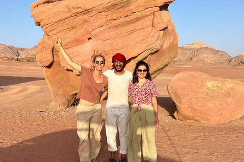 Wadi Rum: Private Luxury Cave Stay, Sunset Tour & Dinner