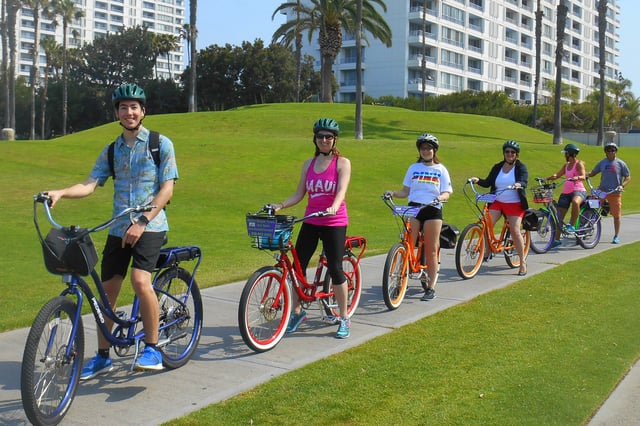 Los Angeles: tour in eBike di Santa Monica e Venezia