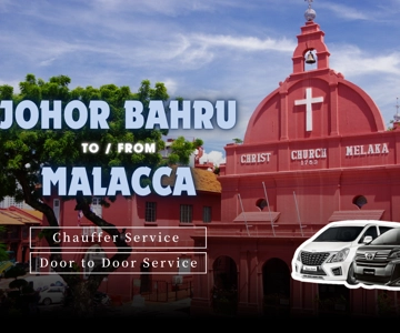Johor Bahru (Legoland/Vliegveld/Hotel) naar Melaka
