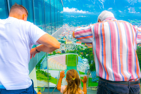 Tour privato del trampolino di lancio di Innsbruck Bergisel con biglietti