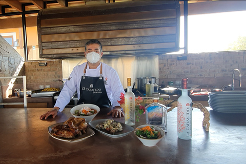 Peruvian cuisine demonstration at the La Caravedo hacienda