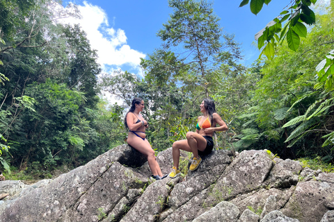 Excursion à El Yunque, rivière et toboggans aquatiques
