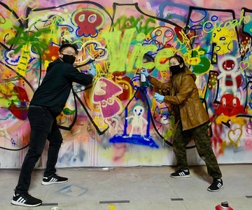 Atlanta: BYOB Spray Paint och Sip