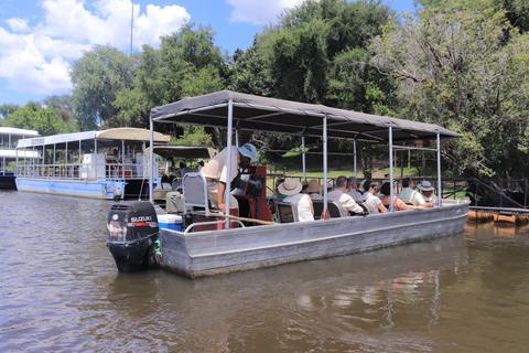 Kasane: Chobe National Park Game Drive and Boat Cruise