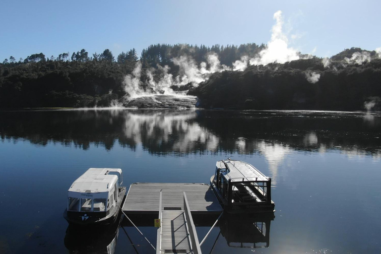 Z Auckland: Jaskinia Waitomo i wycieczka grupowa do Orakei Korako