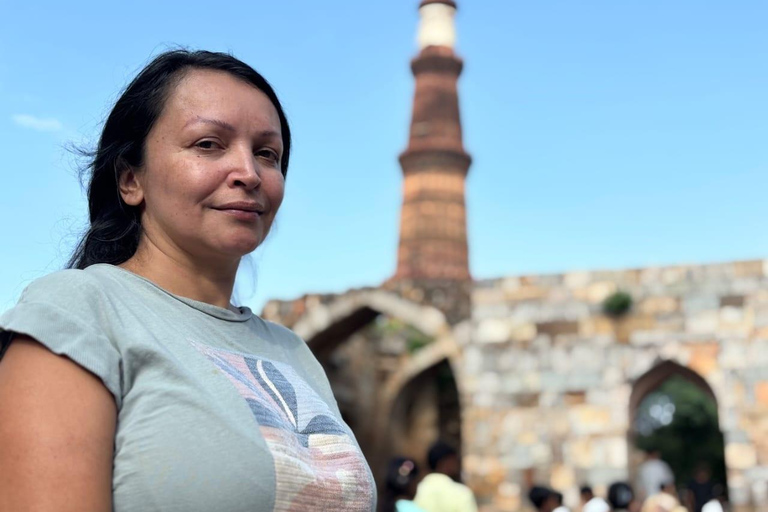 Delhi: India Gate, Qutub Minar & Humayun’s Tomb Guided Tour Professional Tour Guide Only