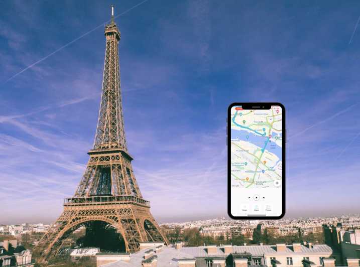 Paris: Highlights self-guided walking tour with mobile app