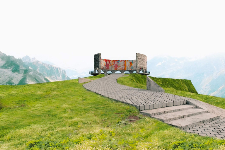 From Tbilisi to: Gudauri and Kazbegi Day Trip including JEEP