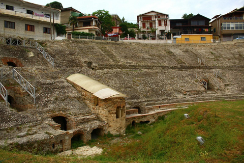 Tirana Airport → Durrës & Golem: Private Ride Private Arrival + Durrës Intro: Amphitheatre & Promenade