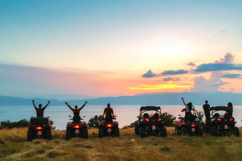 Ohrid: ATV Sunset Tour with BBQ Dinner & Live Music