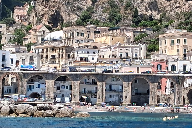 Boat Tour of the Amalfi Coast from Salerno, Amalfi, Positano Shared