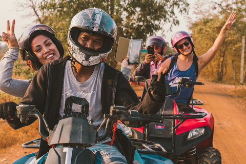 Siem Reap: Sunset Quad Bike Tour with Guide and Water