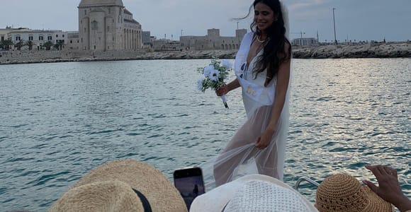 Trani: Private boat tour of the coast + swimming stop