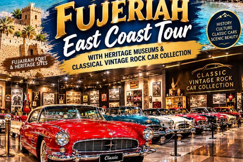 Abu Dhabi: Off-Road Historical & Classic Cars museum Tour Dubai:private Transfer To Dubai Classic Cars Museum