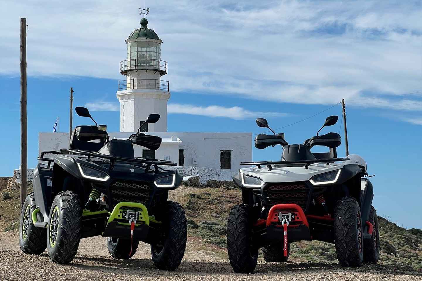 Откройте Миконос на квадроцикле: приключение на 650сс!