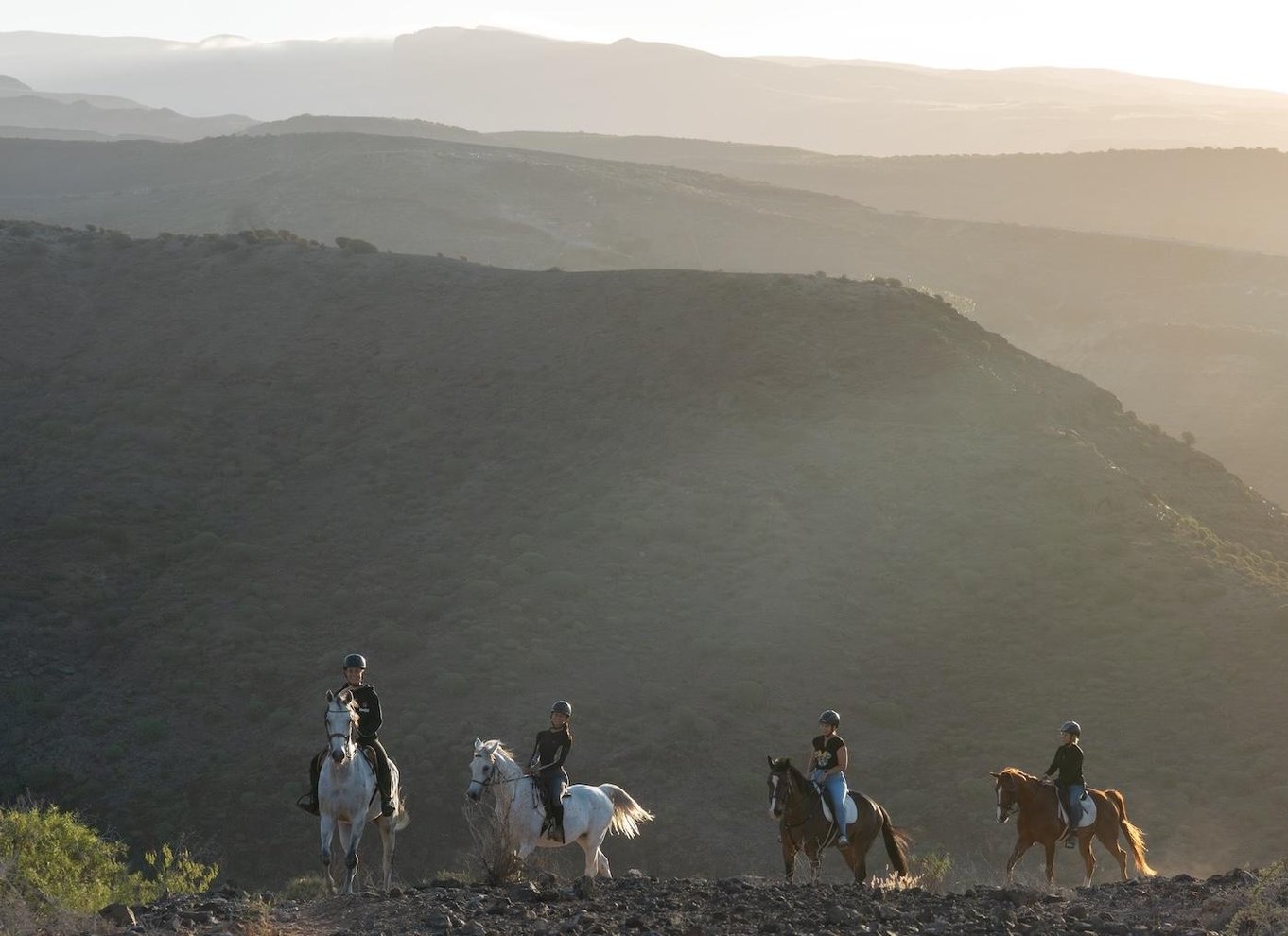 El Salobre: Ridning med transportmuligheder